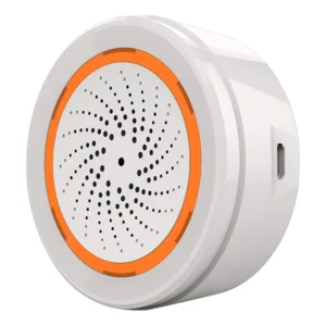 1-5PC Tuya Zigbee 3 in 1 Siren Alarm 90DB Sound