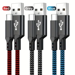 USB-C Nylon Braided Fast Charging Cable,